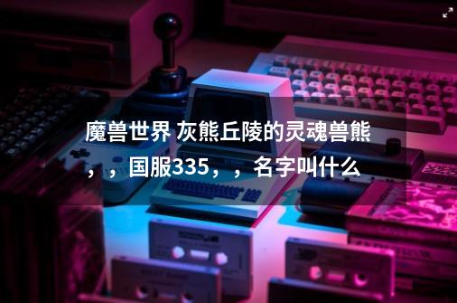 魔兽世界 灰熊丘陵的灵魂兽熊，，国服3.35，，名字叫什么-第1张-游戏信息-龙启网