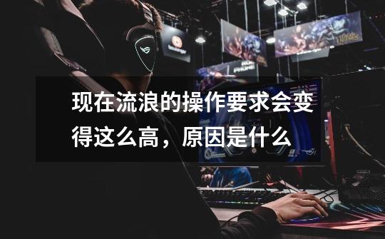 现在流浪的操作要求会变得这么高,原因是什么-第1张-游戏信息-龙启网