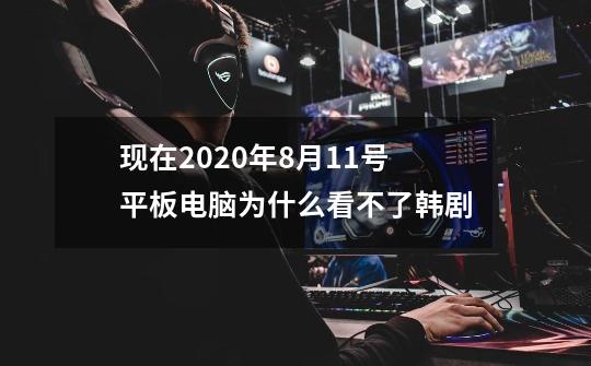 现在2020年8月11号平板电脑为什么看不了韩剧-第1张-游戏信息-龙启网