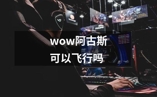 wow阿古斯可以飞行吗-第1张-游戏信息-龙启网