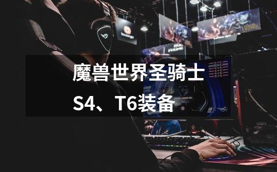 魔兽世界圣骑士S4、T6装备-第1张-游戏信息-龙启网