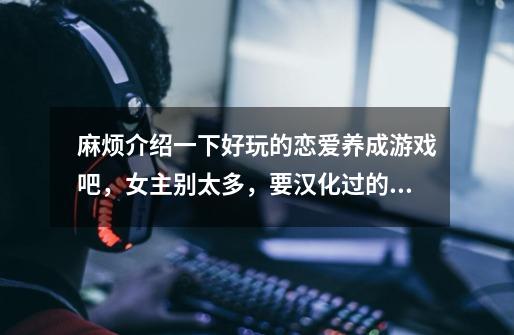 麻烦介绍一下好玩的恋爱养成游戏吧,女主别太多,要汉化过的,日本的最好。-第1张-游戏信息-龙启网