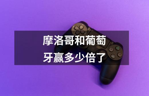 摩洛哥和葡萄牙赢多少倍了-第1张-游戏信息-龙启网