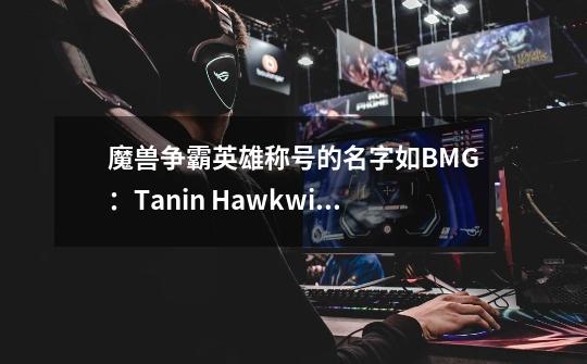 魔兽争霸英雄称号的名字如BMG:Tanin Hawkwing,特别是恶魔猎手和死亡骑士的名字!-第1张-游戏信息-龙启网