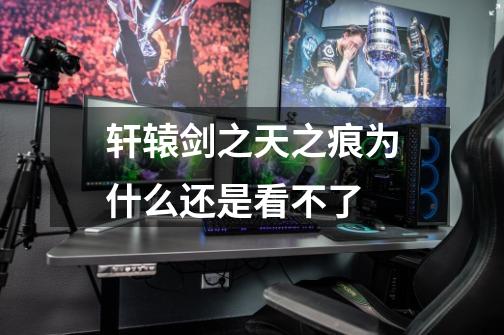 轩辕剑之天之痕为什么还是看不了-第1张-游戏信息-龙启网