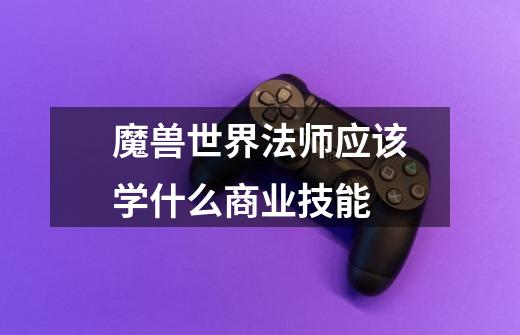 魔兽世界法师应该学什么商业技能-第1张-游戏信息-龙启网