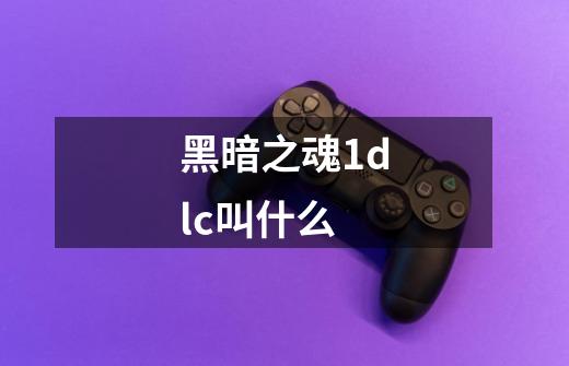 黑暗之魂1dlc叫什么-第1张-游戏信息-龙启网