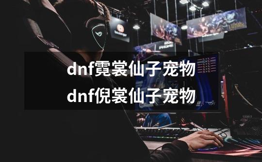 dnf霓裳仙子宠物dnf倪裳仙子宠物-第1张-游戏信息-龙启网