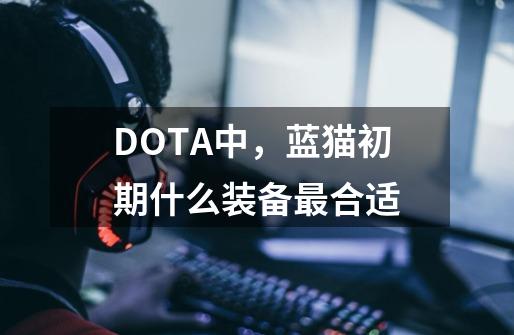 DOTA中,蓝猫初期什么装备最合适-第1张-游戏信息-龙启网