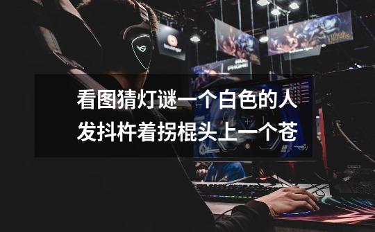 看图猜灯谜一个白色的人发抖杵着拐棍头上一个苍-第1张-游戏信息-龙启网