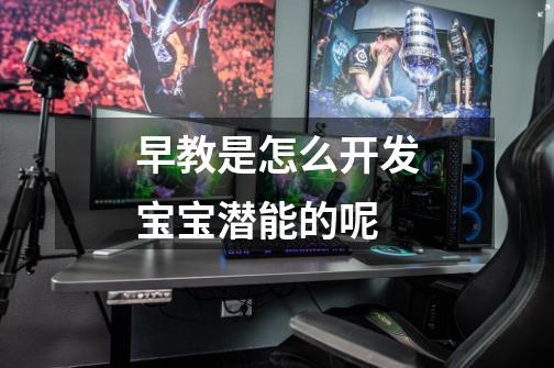 早教是怎么开发宝宝潜能的呢-第1张-游戏信息-龙启网