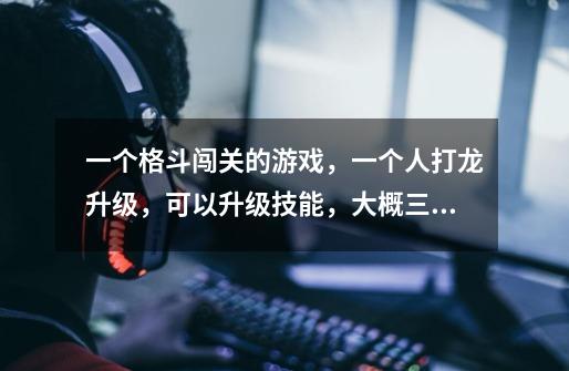 一个格斗闯关的游戏,一个人打龙升级,可以升级技能,大概三年前玩的。叫什么名字-第1张-游戏信息-龙启网