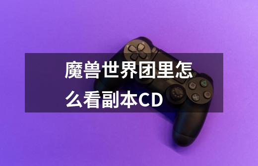 魔兽世界团里怎么看副本CD-第1张-游戏信息-龙启网