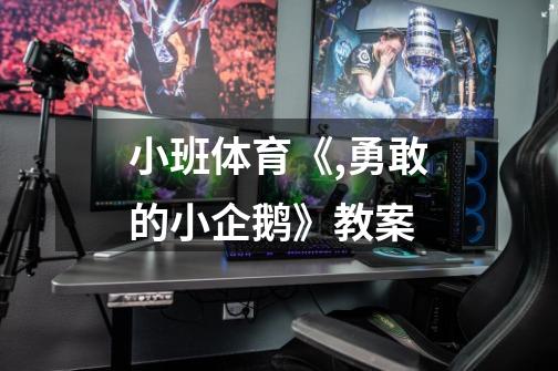 小班体育《,勇敢的小企鹅》教案-第1张-游戏信息-龙启网