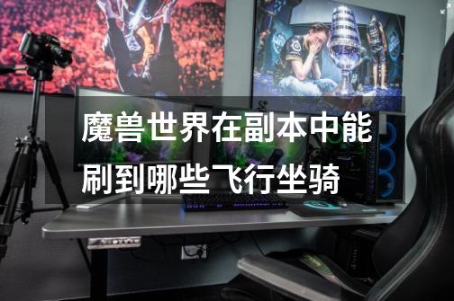 魔兽世界在副本中能刷到哪些飞行坐骑-第1张-游戏信息-龙启网