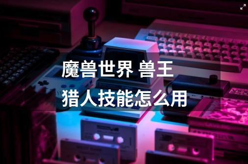 魔兽世界 兽王 猎人技能怎么用-第1张-游戏信息-龙启网