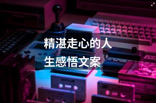 精湛走心的人生感悟文案-第1张-游戏信息-龙启网