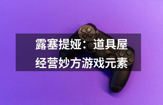 露塞提娅:道具屋经营妙方游戏元素-第1张-游戏信息-龙启网