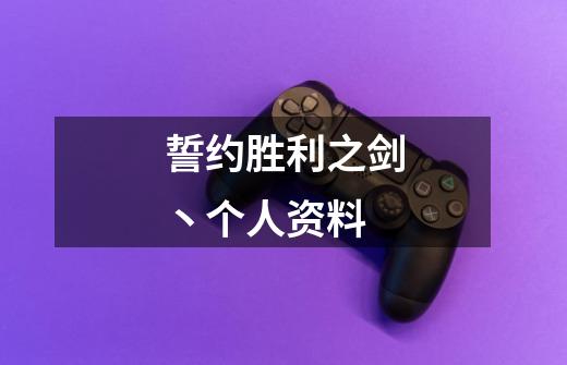 誓约胜利之剑丶个人资料-第1张-游戏信息-龙启网