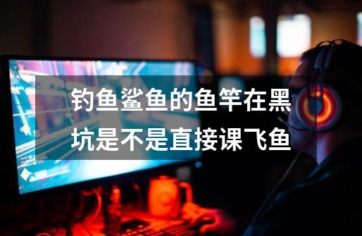 钓鱼鲨鱼的鱼竿在黑坑是不是直接课飞鱼-第1张-游戏信息-龙启网