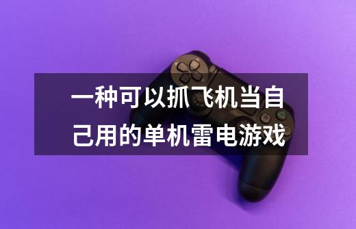 一种可以抓飞机当自己用的单机雷电游戏-第1张-游戏信息-龙启网