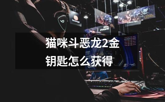 猫咪斗恶龙2金钥匙怎么获得-第1张-游戏信息-龙启网