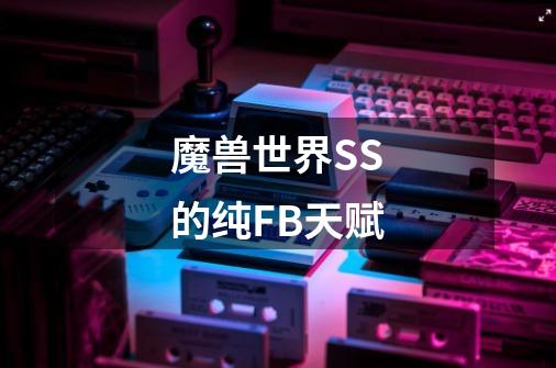 魔兽世界SS的纯FB天赋-第1张-游戏信息-龙启网