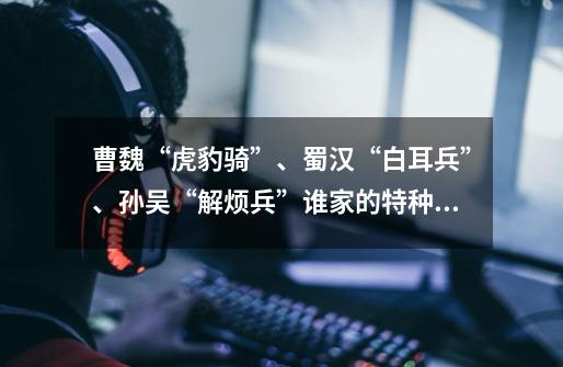 曹魏“虎豹骑”、蜀汉“白耳兵”、孙吴“解烦兵”谁家的特种兵最厉害-第1张-游戏信息-龙启网