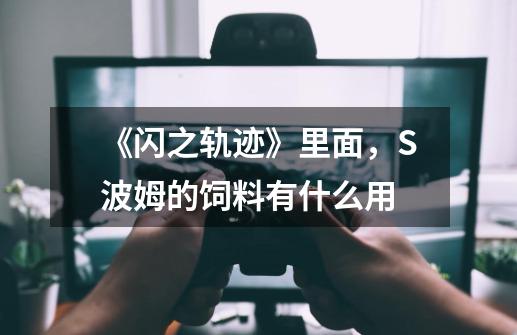 《闪之轨迹》里面,S波姆的饲料有什么用-第1张-游戏信息-龙启网