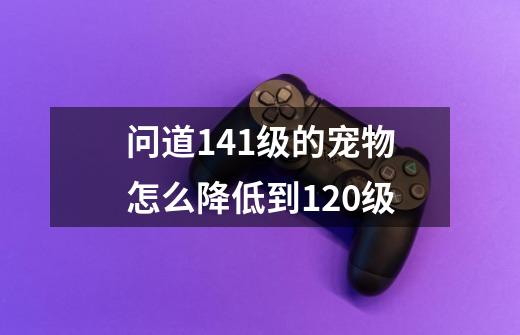 问道141级的宠物怎么降低到120级-第1张-游戏信息-龙启网