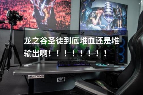 龙之谷圣徒到底堆血还是堆输出啊！！！！！！！！-第1张-游戏信息-龙启网
