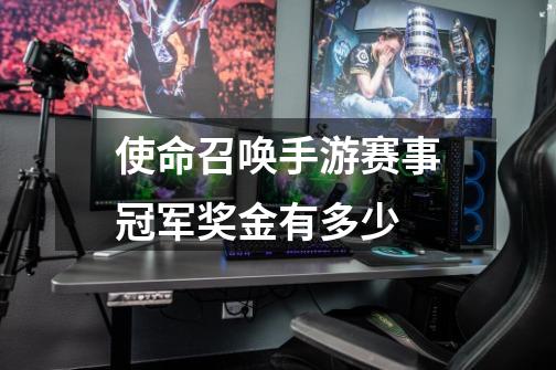 使命召唤手游赛事冠军奖金有多少-第1张-游戏信息-龙启网