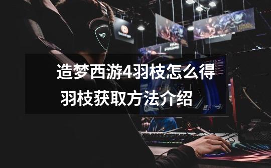 造梦西游4羽枝怎么得 羽枝获取方法介绍-第1张-游戏信息-龙启网