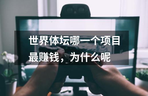 世界体坛哪一个项目最赚钱,为什么呢-第1张-游戏信息-龙启网