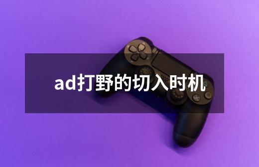 ad打野的切入时机-第1张-游戏信息-龙启网