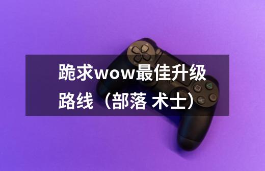 跪求wow最佳升级路线(部落 术士)-第1张-游戏信息-龙启网