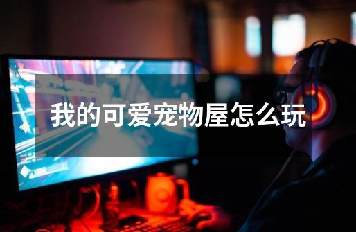 我的可爱宠物屋怎么玩-第1张-游戏信息-龙启网