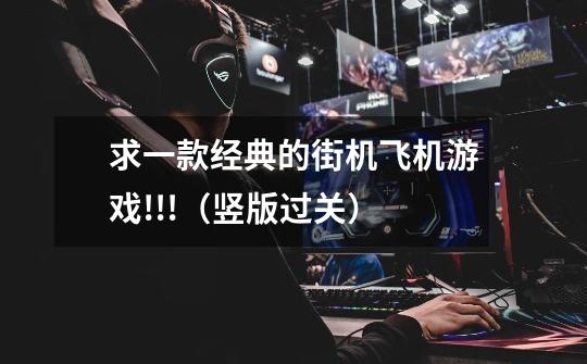 求一款经典的街机飞机游戏!!!(竖版过关)-第1张-游戏信息-龙启网
