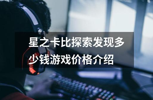 星之卡比探索发现多少钱游戏价格介绍-第1张-游戏信息-龙启网