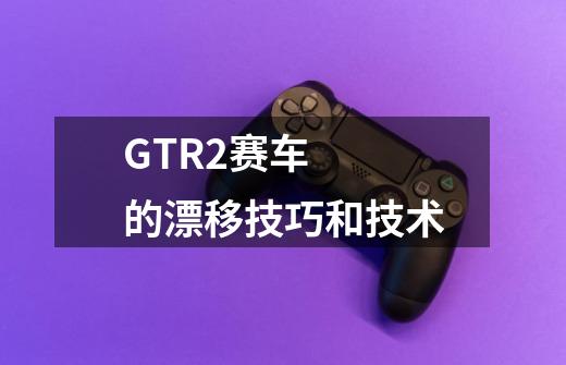 GTR2赛车 的漂移技巧和技术-第1张-游戏信息-龙启网