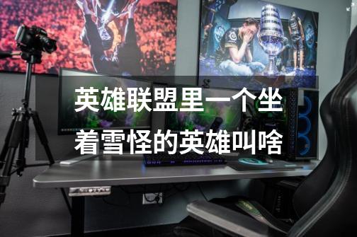 英雄联盟里一个坐着雪怪的英雄叫啥-第1张-游戏信息-龙启网