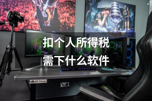 扣个人所得税需下什么软件-第1张-游戏信息-龙启网