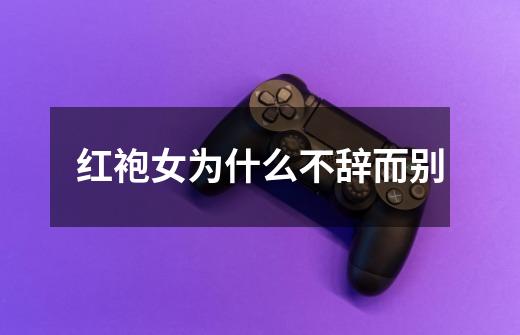 红袍女为什么不辞而别-第1张-游戏信息-龙启网