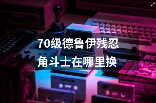 70级德鲁伊残忍角斗士在哪里换-第1张-游戏信息-龙启网