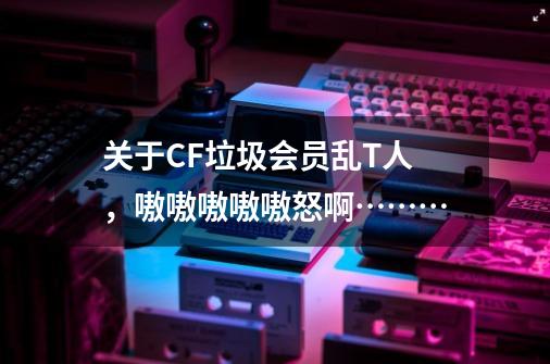 关于CF垃圾会员乱T人，嗷嗷嗷嗷嗷怒啊………-第1张-游戏信息-龙启网