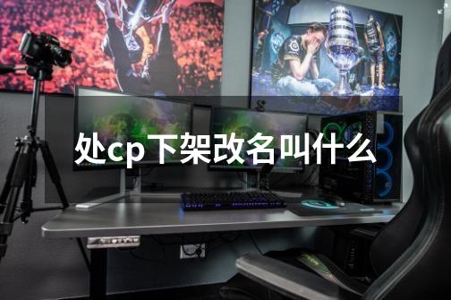 处cp下架改名叫什么-第1张-游戏信息-龙启网