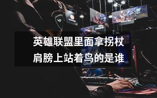 英雄联盟里面拿拐杖肩膀上站着鸟的是谁-第1张-游戏信息-龙启网