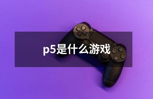 p5是什么游戏-第1张-游戏信息-龙启网