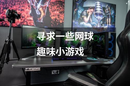 寻求一些网球趣味小游戏-第1张-游戏信息-龙启网